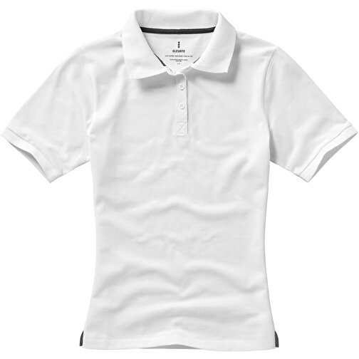 Calgary Poloshirt Für Damen , weiss, Piqué Strick  Baumwolle, 200 g/m2, M, , Bild 1