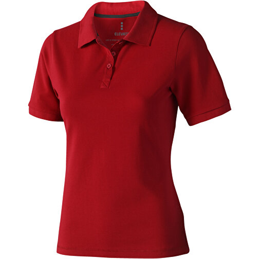 Calgary Poloshirt Für Damen , rot, Piqué Strick  Baumwolle, 200 g/m2, S, , Bild 1