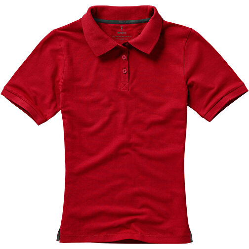 Calgary Poloshirt Für Damen , rot, Piqué Strick  Baumwolle, 200 g/m2, L, , Bild 3