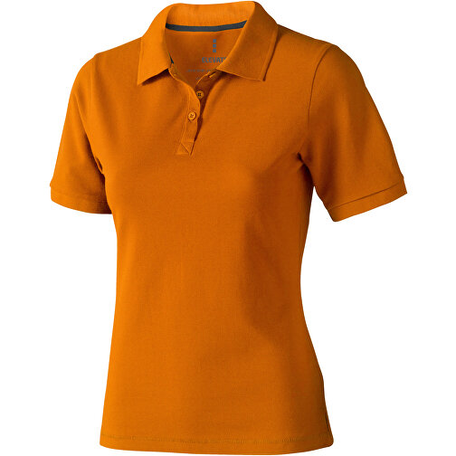 Calgary Poloshirt Für Damen , orange, Piqué Strick  Baumwolle, 200 g/m2, S, , Bild 1
