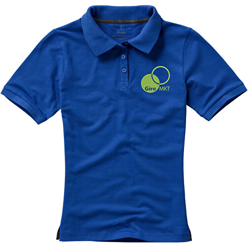 Calgary Poloshirt Für Damen , blau, Piqué Strick  Baumwolle, 200 g/m2, XXL, , Bild 4