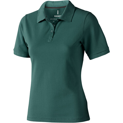 Calgary Poloshirt Für Damen , waldgrün, Piqué Strick  Baumwolle, 200 g/m2, XL, , Bild 1