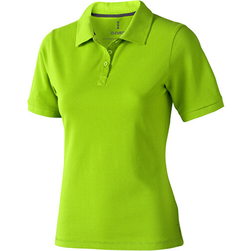 Calgary Poloshirt Für Damen , apfelgrün, Piqué Strick  Baumwolle, 200 g/m2, L, , Bild 1