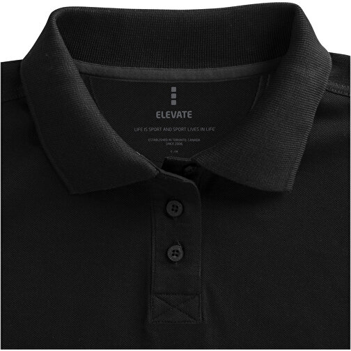 Calgary Poloshirt Für Damen , schwarz, Piqué Strick  Baumwolle, 200 g/m2, XXL, , Bild 3