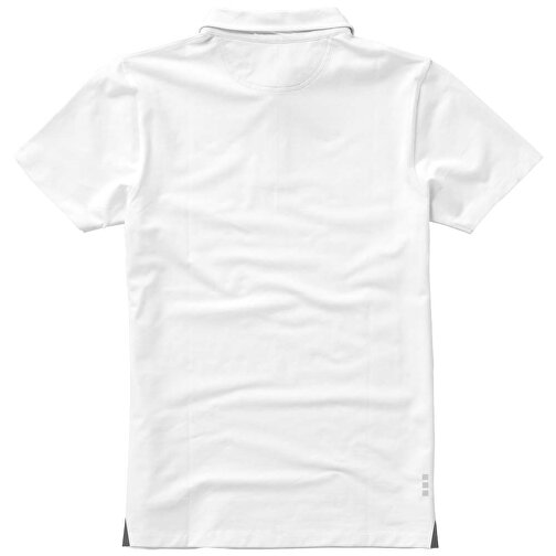 Markham Stretch Poloshirt Für Herren , weiss, Double Pique Strick 5% Elastan, 95% BCI Baumwolle, 200 g/m2, M, , Bild 19