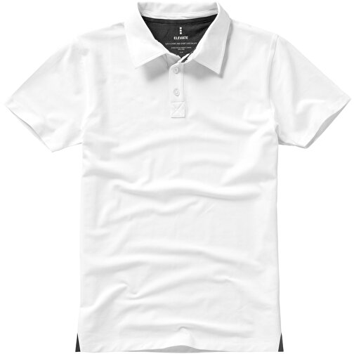 Markham Stretch Poloshirt Für Herren , weiß, Double Pique Strick 5% Elastan, 95% BCI Baumwolle, 200 g/m2, M, , Bild 28