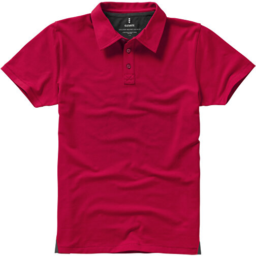 Markham Stretch Poloshirt Für Herren , rot, Double Pique Strick 5% Elastan, 95% BCI Baumwolle, 200 g/m2, S, , Bild 7