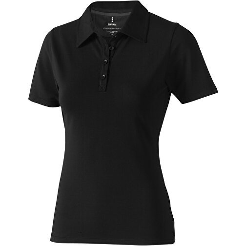Markham Stretch Poloshirt Für Damen , schwarz, Double Pique Strick 5% Elastan, 95% BCI Baumwolle, 200 g/m2, L, , Bild 1