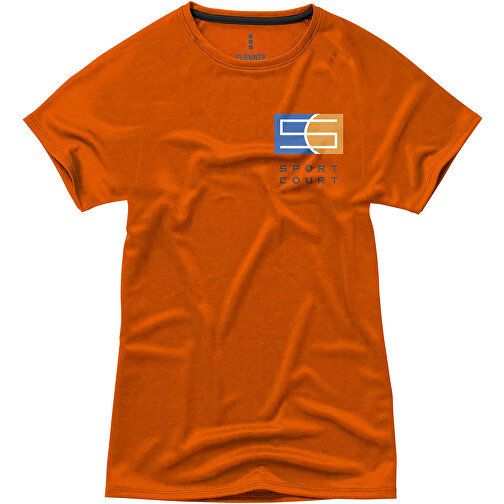 Niagara T-Shirt Cool Fit Für Damen , orange, Mesh mit Cool Fit Finish 100% Polyester, 145 g/m2, XXL, , Bild 2