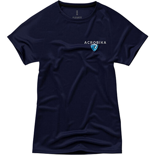 Niagara T-Shirt Cool Fit Für Damen , navy, Mesh mit Cool Fit Finish 100% Polyester, 145 g/m2, L, , Bild 3