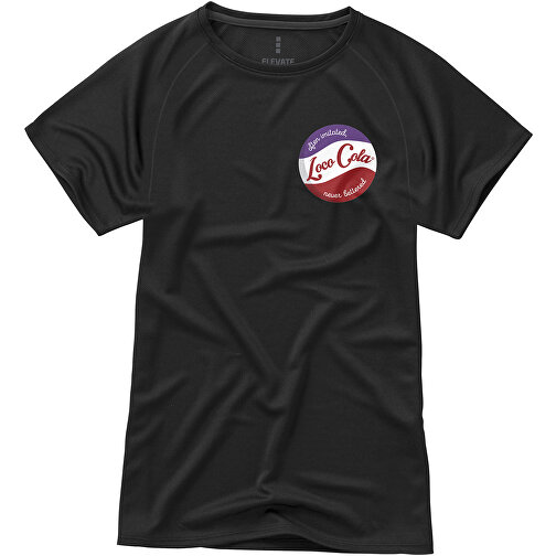 Niagara T-Shirt Cool Fit Für Damen , schwarz, Mesh mit Cool Fit Finish 100% Polyester, 145 g/m2, L, , Bild 3