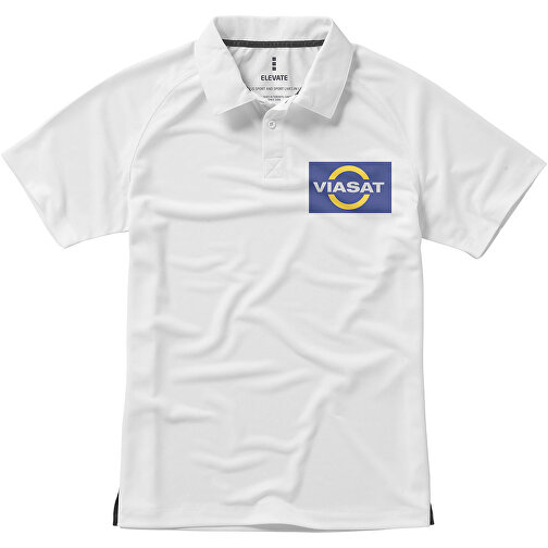 Ottawa Poloshirt Cool Fit Für Herren , weiss, Piqué Strick mit Cool Fit Finish 100% Polyester, 220 g/m2, XL, , Bild 2