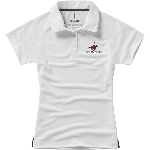 Ottawa Poloshirt Cool Fit Für Damen , weiß, Piqué Strick mit Cool Fit Finish 100% Polyester, 220 g/m2, XXL, , Bild 4