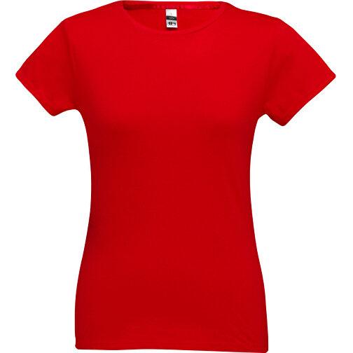 THC SOFIA. Tailliertes Damen-T-Shirt , rot, 100% Baumwolle, XL, 66,00cm x 50,00cm (Länge x Breite), Bild 1
