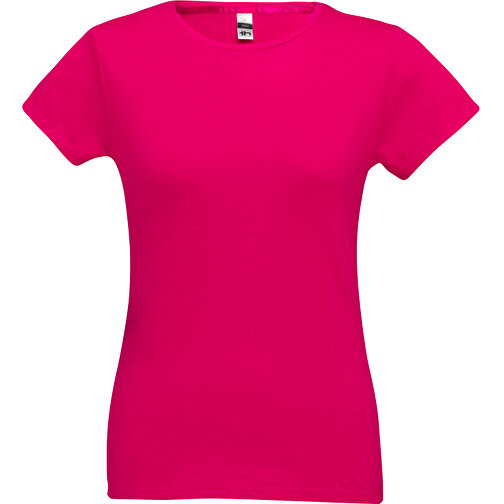 THC SOFIA. Tailliertes Damen-T-Shirt , schwarz, 100% Baumwolle, L, 64,00cm x 47,00cm (Länge x Breite), Bild 2