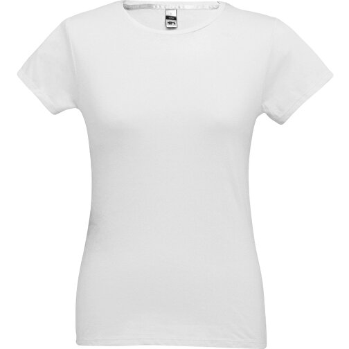 THC SOFIA WH. Tailliertes Damen-T-Shirt Aus Baumwolle. Farbe Weiss , weiss, 100% Baumwolle, M, 62,00cm x 44,00cm (Länge x Breite), Bild 2