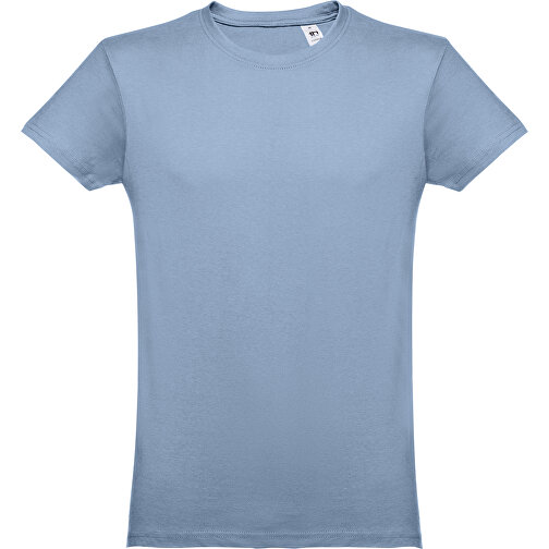 THC LUANDA. Herren-T-Shirt Aus Baumwolle Im Schlauchformat , pastellblau, 100% Baumwolle, XXL, 79,00cm x 62,00cm (Länge x Breite), Bild 1
