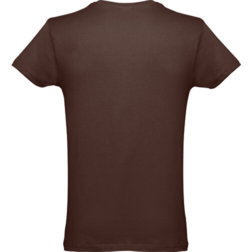 THC LUANDA. Herren-T-Shirt Aus Baumwolle Im Schlauchformat , dunkelbraun, 100% Baumwolle, XS, 67,00cm x 47,00cm (Länge x Breite), Bild 2