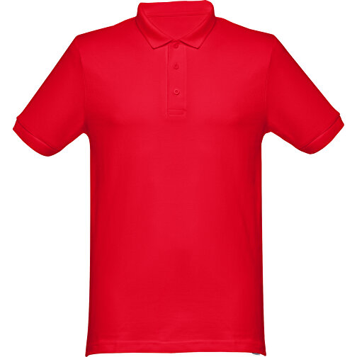 THC MONACO. Herren Poloshirt , rot, 100% Baumwolle, L, 74,00cm x 54,00cm (Länge x Breite), Bild 1