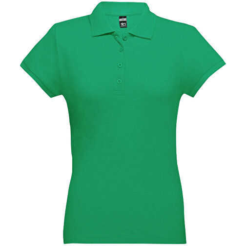 THC EVE. Damen Poloshirt , grün, 100% Baumwolle, XXL, 68,00cm x 52,00cm (Länge x Breite), Bild 1