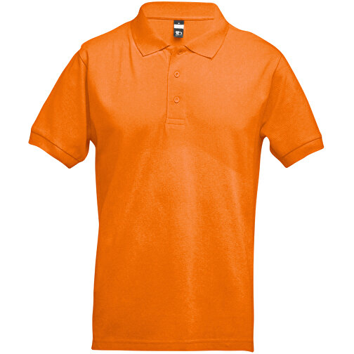 THC ADAM. Kurzarm-Poloshirt Aus Baumwolle Für Herren , orange, 100% Baumwolle, L, 71,50cm x 54,00cm (Länge x Breite), Bild 1