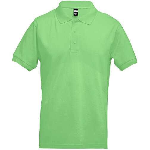 THC ADAM. Kurzarm-Poloshirt Aus Baumwolle Für Herren , hellgrün, 100% Baumwolle, XXL, 75,00cm x 61,00cm (Länge x Breite), Bild 1