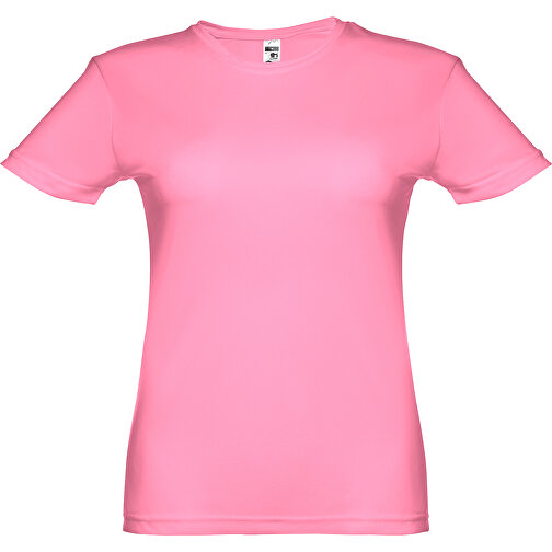 THC NICOSIA WOMEN. Damen Sport T-shirt , rosa hexachrome, Polyester, XXL, 70,00cm x 53,00cm (Länge x Breite), Bild 1