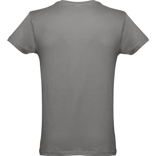 THC LUANDA. Herren-T-Shirt Aus Baumwolle Im Schlauchformat , grau, 100% Baumwolle, XS, 67,00cm x 47,00cm (Länge x Breite), Bild 2