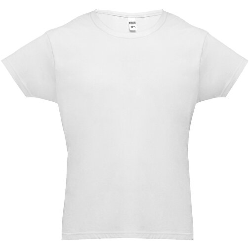THC LUANDA WH. Herren-T-Shirt Aus Baumwolle. Weisse Farbe , weiss, 100% Baumwolle, XS, 67,00cm x 47,00cm (Länge x Breite), Bild 1