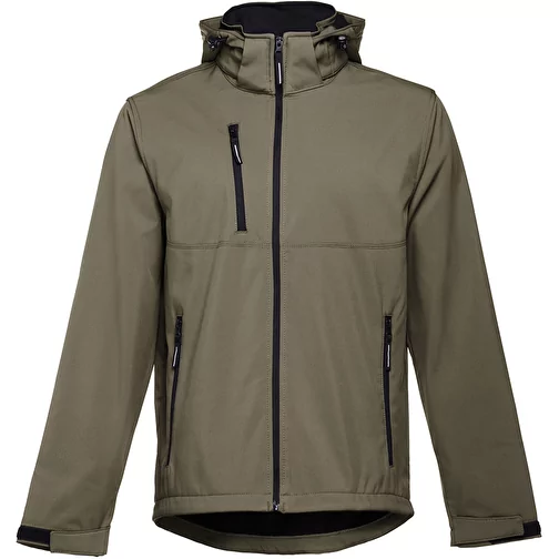 THC ZAGREB. Softshell pour homme, avec capuche amovible, Image 1