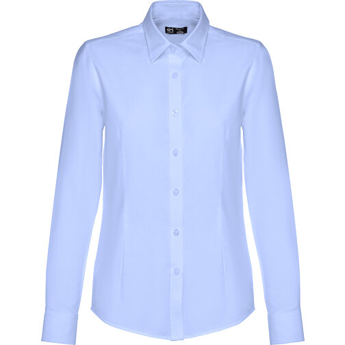 THC TOKYO WOMEN. Langärmeliges Oxford-Hemd Für Frauen , hellblau, Baumwolle und Polyester, XXL, 73,00cm x 59,00cm (Länge x Breite), Bild 1