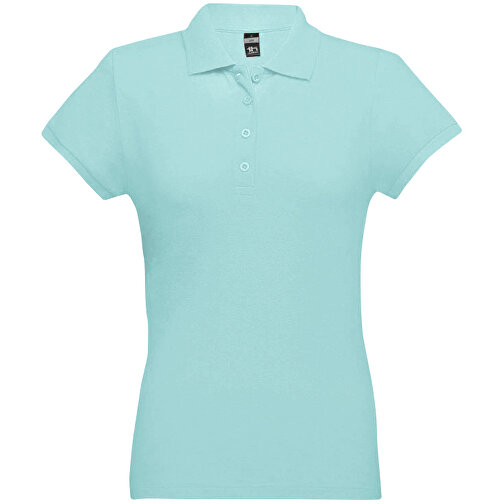 THC EVE. Damen Poloshirt , menthol grün, 100% Baumwolle, XXL, 68,00cm x 52,00cm (Länge x Breite), Bild 1