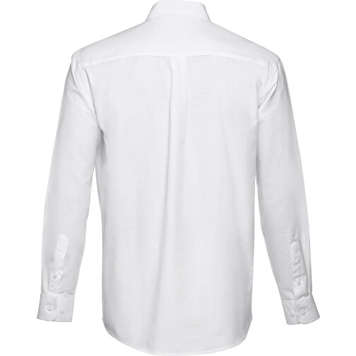 THC TOKYO WH. Herren Oxford Hemd , weiß, Baumwolle und Polyester, S, 77,00cm x 54,00cm (Länge x Breite), Bild 2