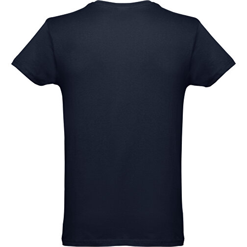 THC LUANDA. Herren-T-Shirt Aus Baumwolle Im Schlauchformat , nachtblau, 100% Baumwolle, M, 72,00cm x 53,00cm (Länge x Breite), Bild 3