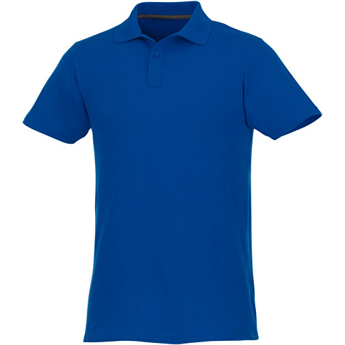 Helios Poloshirt Für Herren , blau, Piqué Strick 100% BCI Baumwolle, 180 g/m2, XXL, , Bild 1
