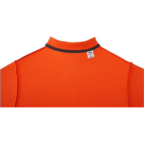 Helios Poloshirt Für Herren , orange, Piqué Strick 100% BCI Baumwolle, 180 g/m2, 3XL, , Bild 6