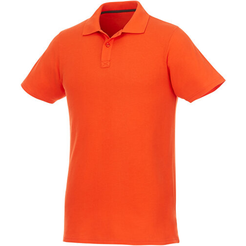 Helios Poloshirt Für Herren , orange, Piqué Strick 100% BCI Baumwolle, 180 g/m2, XL, , Bild 1