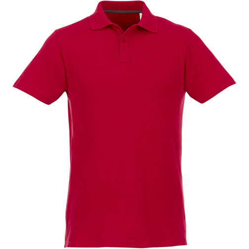 Helios Poloshirt Für Herren , rot, Piqué Strick 100% BCI Baumwolle, 180 g/m2, S, , Bild 4