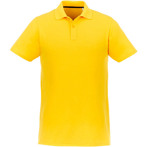 Helios Poloshirt Für Herren , gelb, Piqué Strick 100% BCI Baumwolle, 180 g/m2, XL, , Bild 4