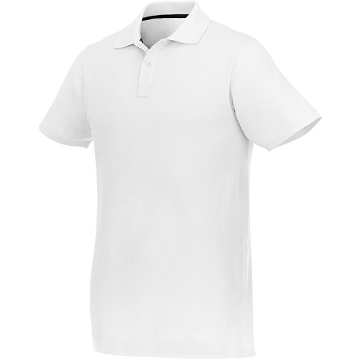 Helios Poloshirt Für Herren , weiß, Piqué Strick 100% BCI Baumwolle, 180 g/m2, 3XL, , Bild 1
