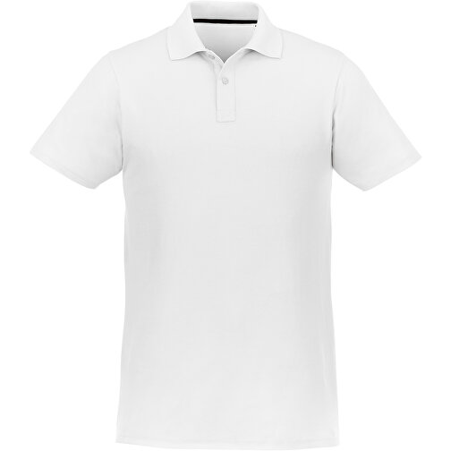 Helios Poloshirt Für Herren , weiß, Piqué Strick 100% BCI Baumwolle, 180 g/m2, XL, , Bild 4