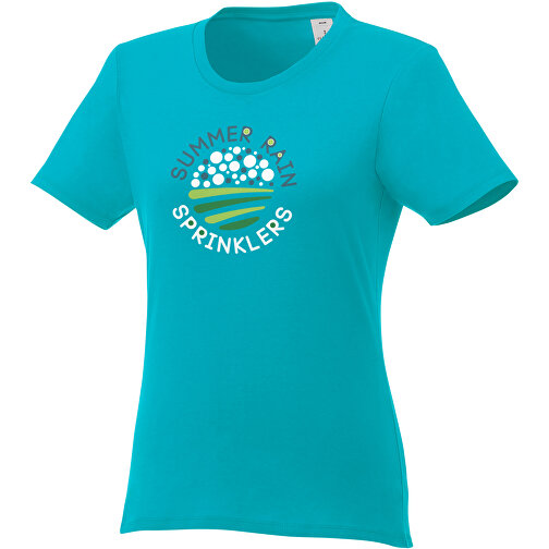 Heros T-Shirt Für Damen , aquablau, Single jersey Strick 100% BCI Baumwolle, 150 g/m2, XXL, , Bild 2