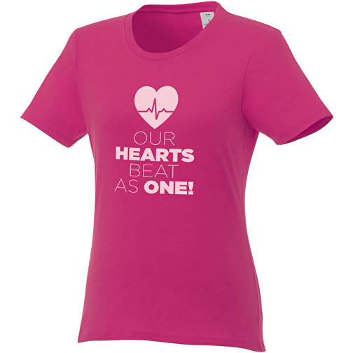 Heros T-Shirt Für Damen , magenta, Single jersey Strick 100% BCI Baumwolle, 150 g/m2, XL, , Bild 3