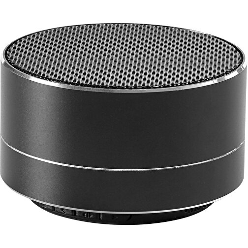 FLOREY. Tragbarer Lautsprecher Aus Aluminium Mit Mikrofon , schwarz, Aluminium, , Bild 1