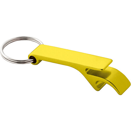 BAITT. Schlüsselanhänger Mit Flaschenöffner , gelb, Aluminium, , Bild 1