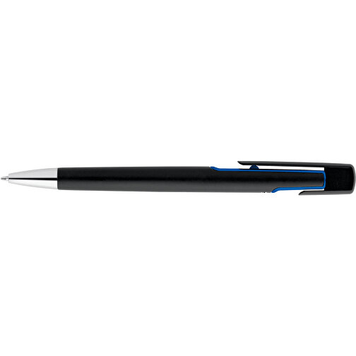 BRIGT. Kugelschreiber Mit Metallischer Oberfläche , königsblau, Kunststoff, , Bild 3