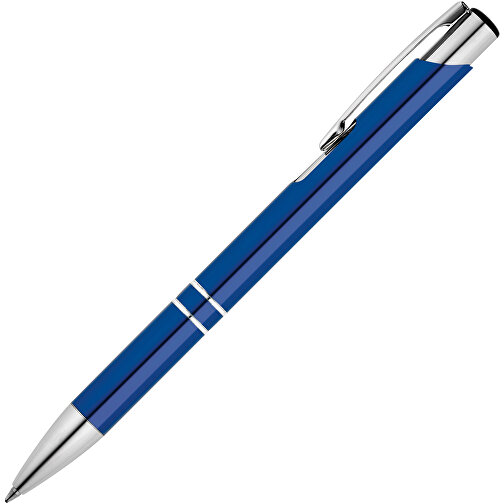 BETA. Aluminium-Kugelschreiber Mit Clip , königsblau, Aluminium, , Bild 2