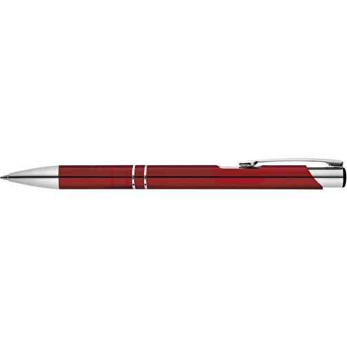 BETA BK. Aluminium-Kugelschreiber Mit Clip , burgunder, Aluminium, , Bild 3
