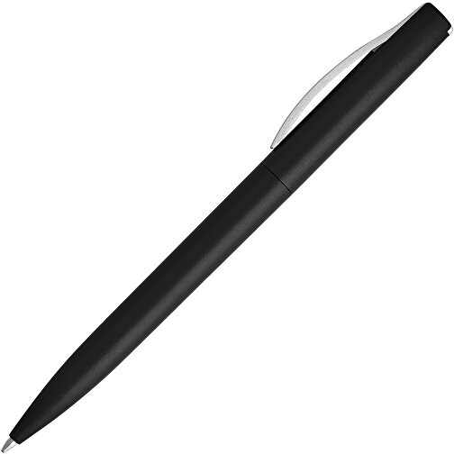 AROMA. ABS-Kugelschreiber Mit Drehmechanik , schwarz, ABS Kunststoff, , Bild 2
