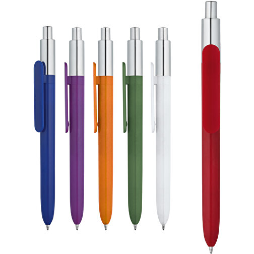 KIWU CHROME. Kugelschreiber Aus ABS , orange, ABS Kunststoff, , Bild 4